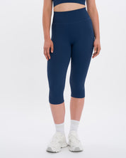 Maya Capri Set - Dark Navy