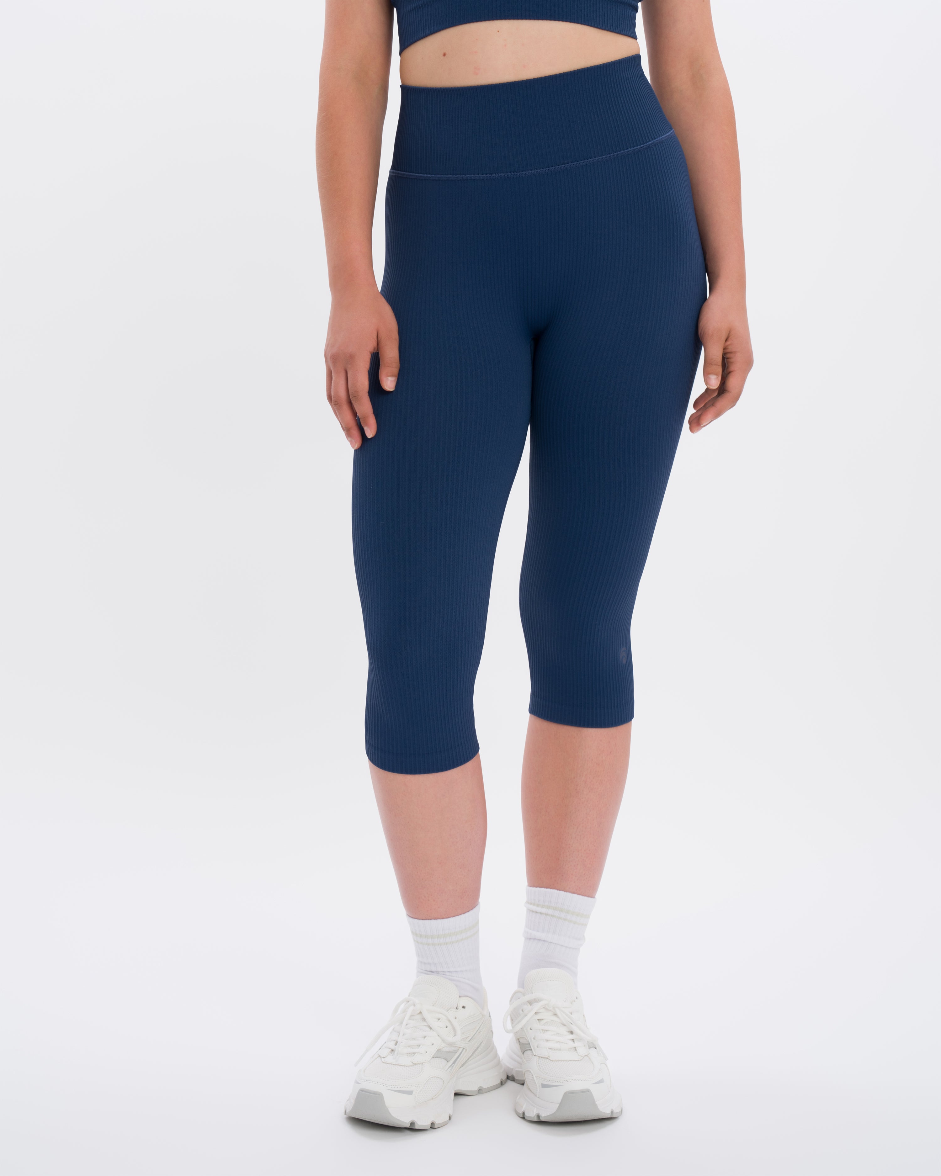 Maya Capri Set - Dark Navy