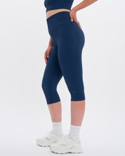 Maya Capri Set - Dark Navy