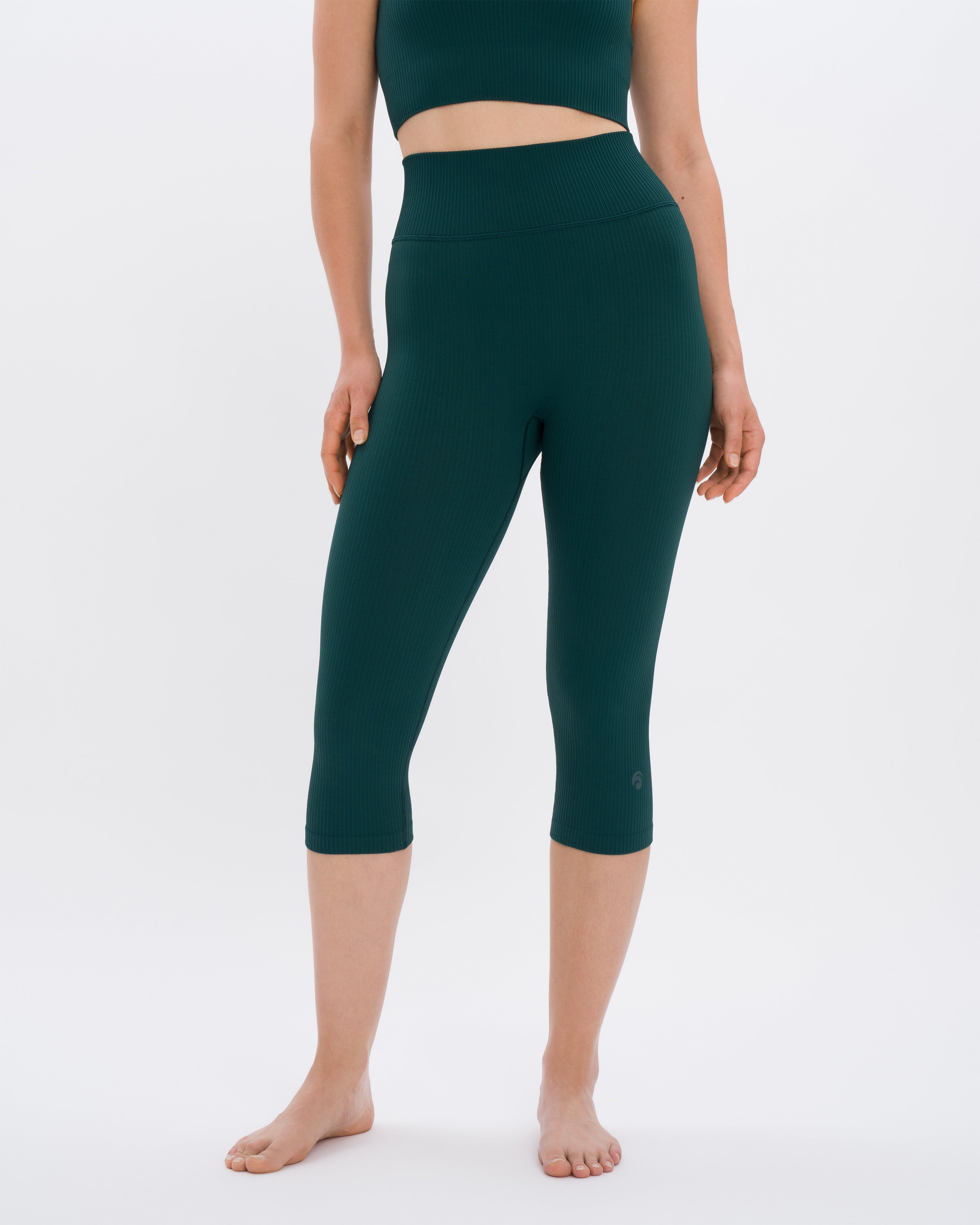 Maya Capri Set - Emerald Green