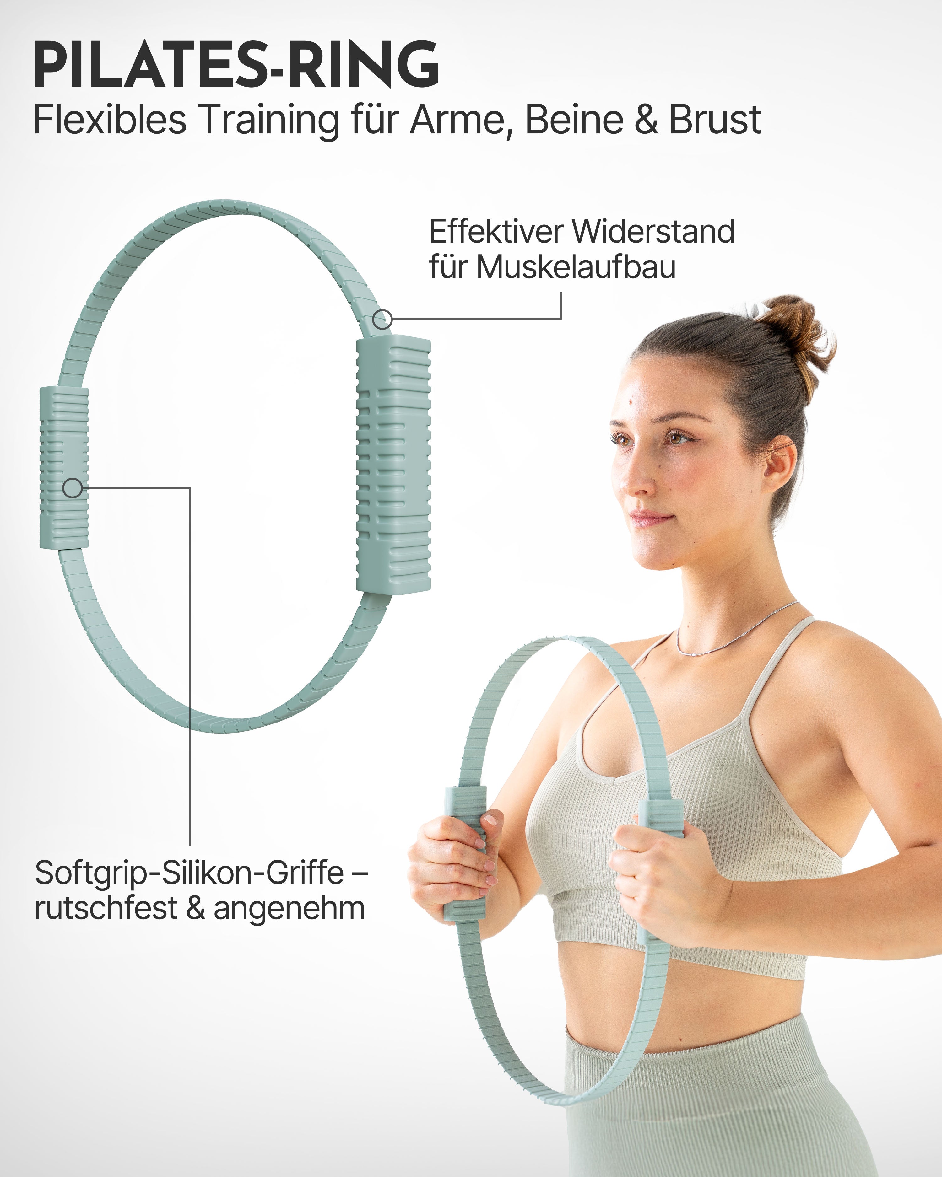 Premium Pilates Komplett-Set mit Geschenkbox - Yoga Sportgerät