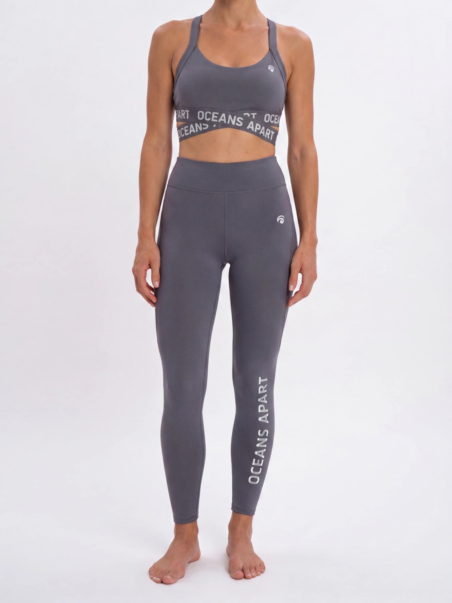 Beauty Leggings - Yoga Leggings - Grey