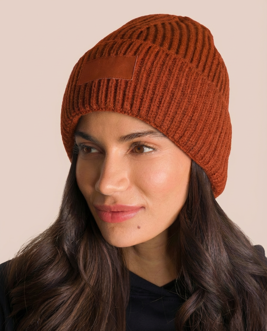 Beauty Beanie - Yoga Headgear - Cayenne