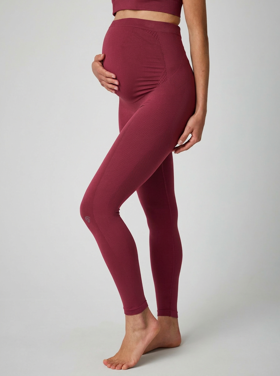 Mila Maternity Pant - Yoga Leggings - Pink