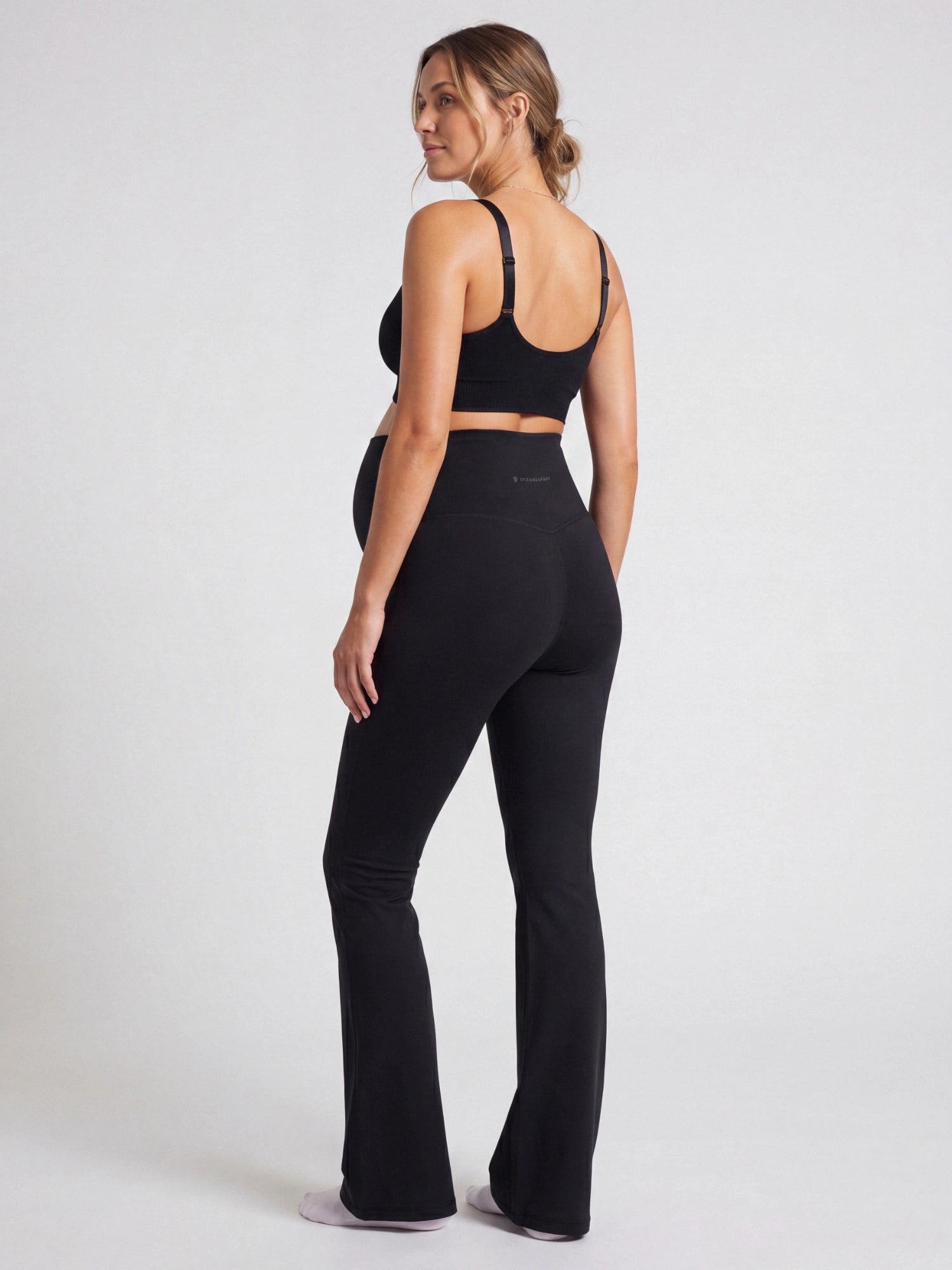 Gianna Maternity Set - Black - Yoga Set