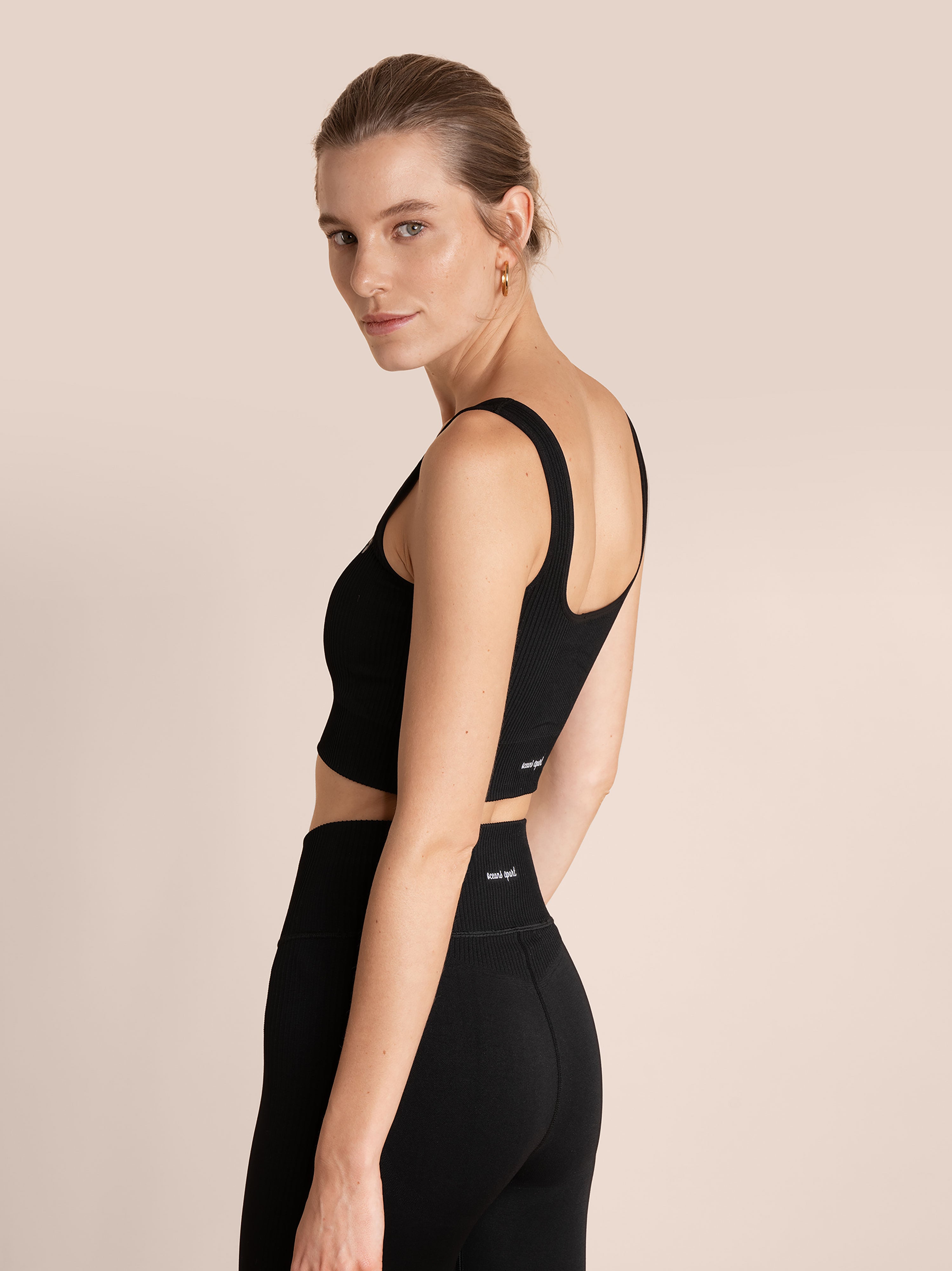 Sydney Short Set - Black - Yoga Set