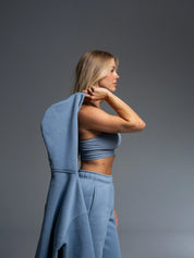 Luna Sweat Pant Set - Ice Blue
