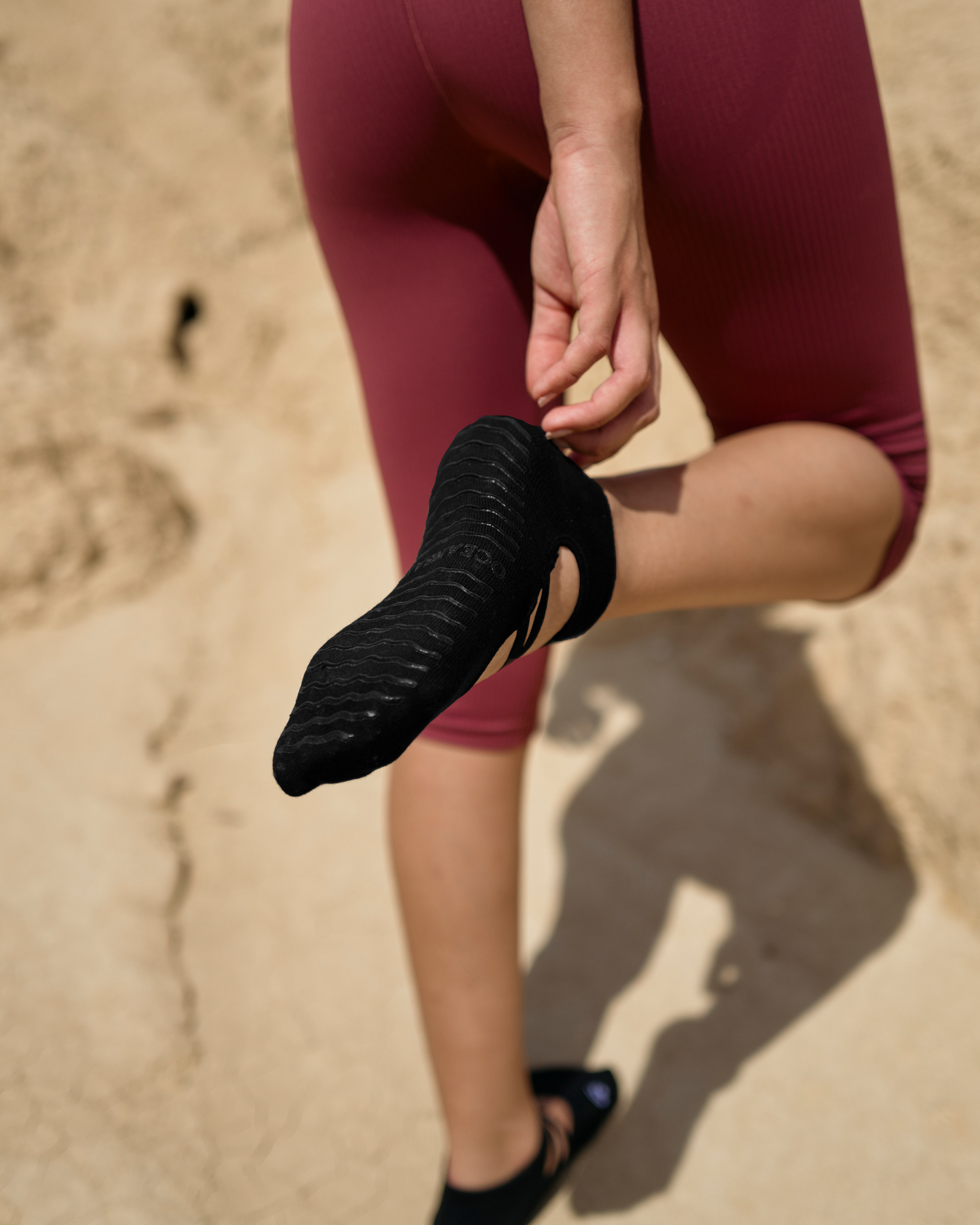 Brandy Strappy Pilates Socks - Yoga Socks