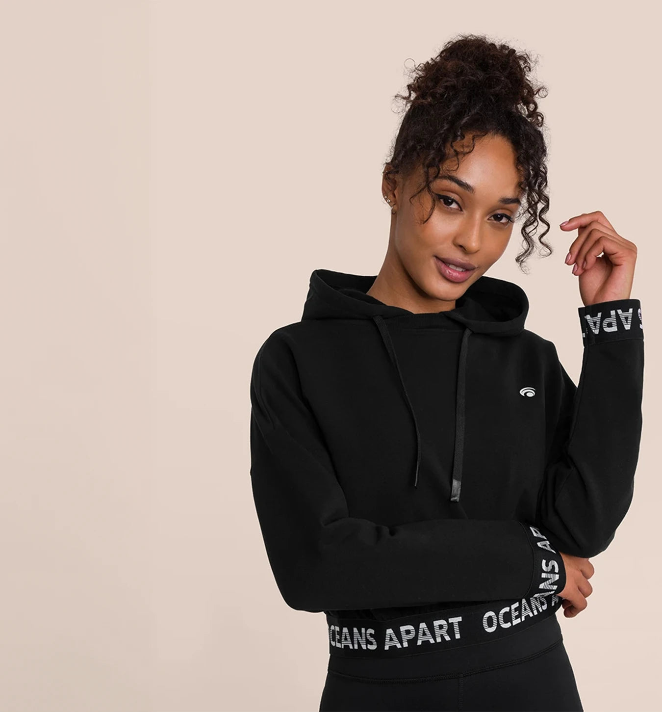 Sweat à Capuche Sport Femme - Hoodie Court Fitness Yoga Avec Cordon - Confort Et Style