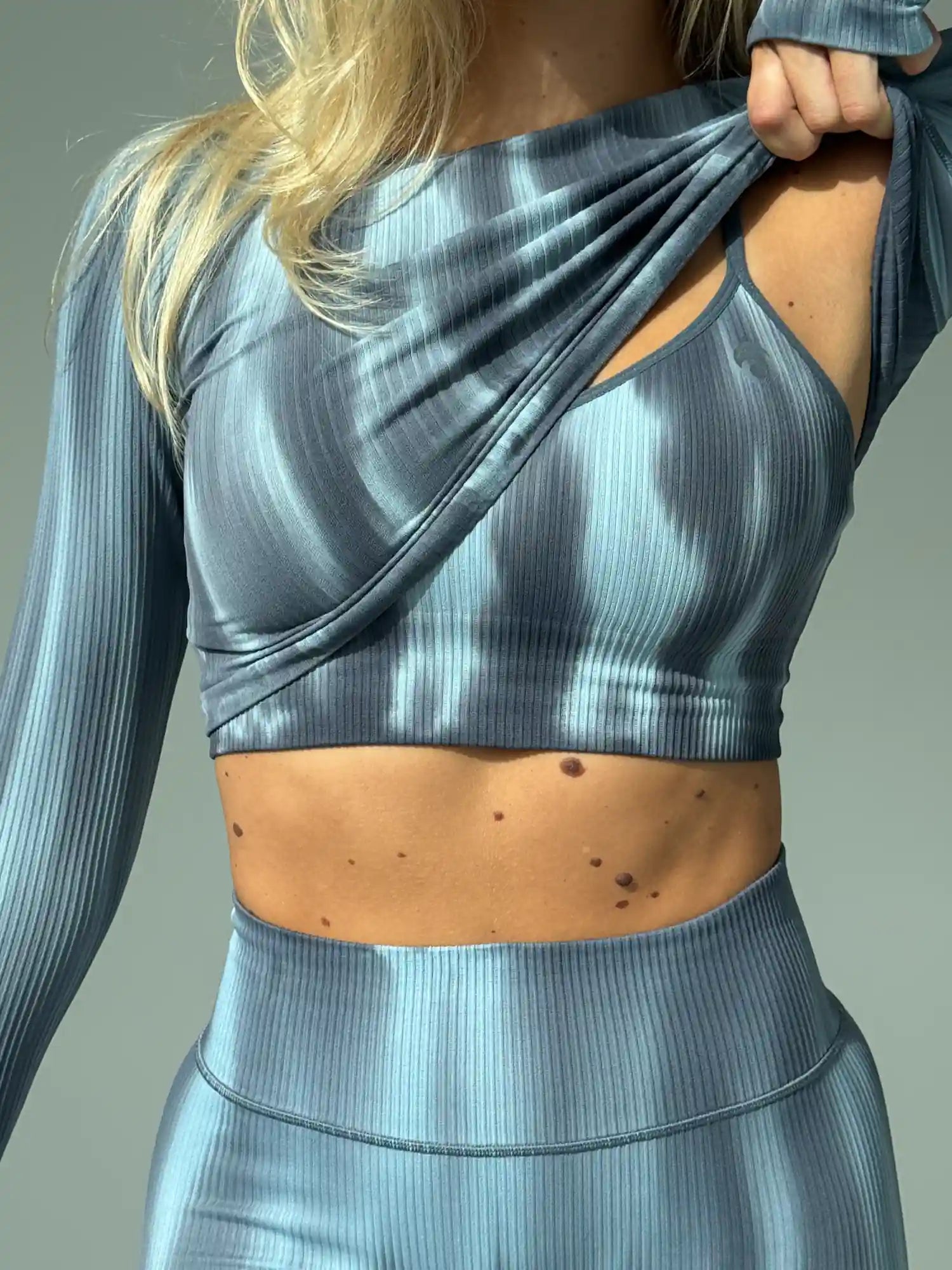 Trixy Maya Set Deluxe Set - Ice Blue Tie Dye - Yoga Set