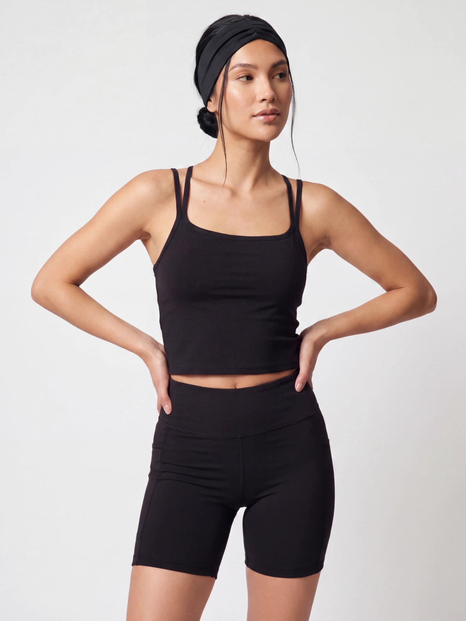 Gianna Headband Set - Black - Yoga Set