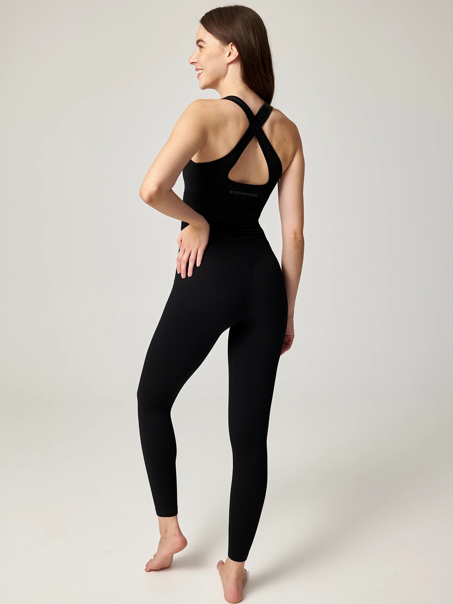 Brandy Set - Black - Yoga Set