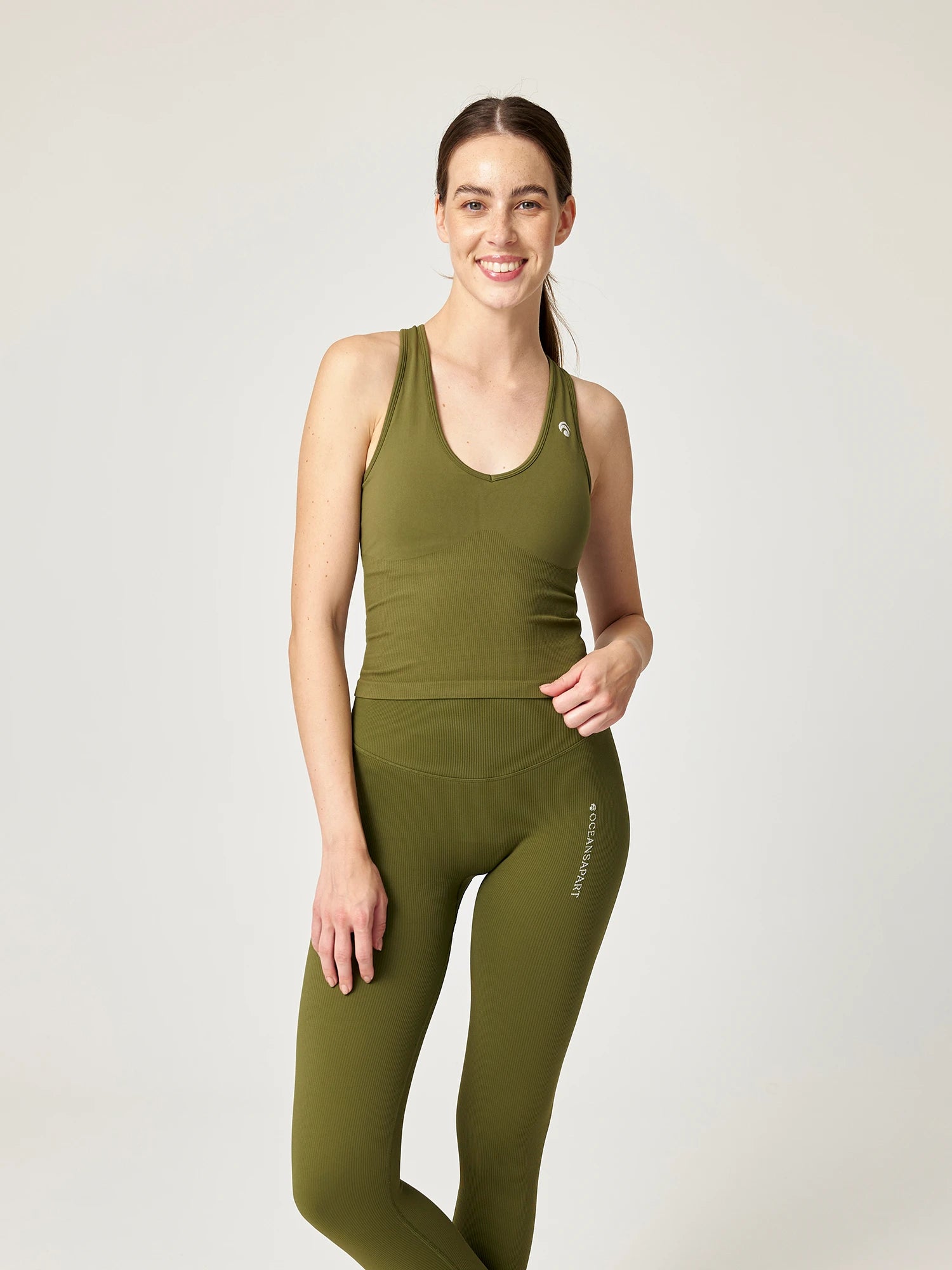 Brandy Set - Khaki - Yoga Set