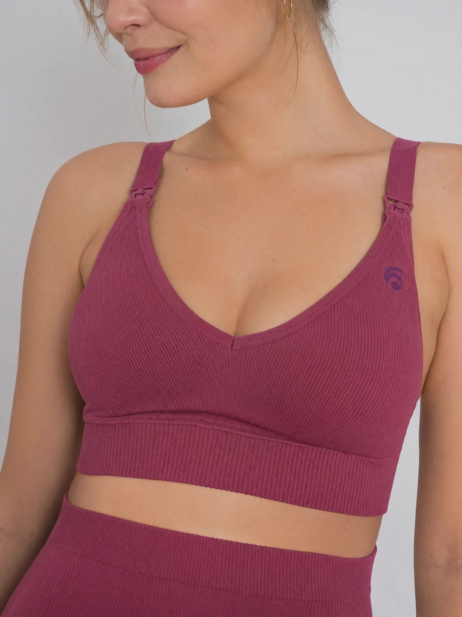 Mila Maternity Bra - Yoga Bra - Pink