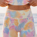 | Light Yellow Silky Tie Dye