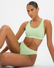 Ariel Brief Set - Cider Green