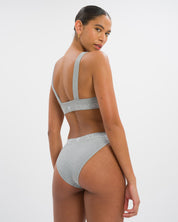 Ariel Brief Set - Light Grey Melange