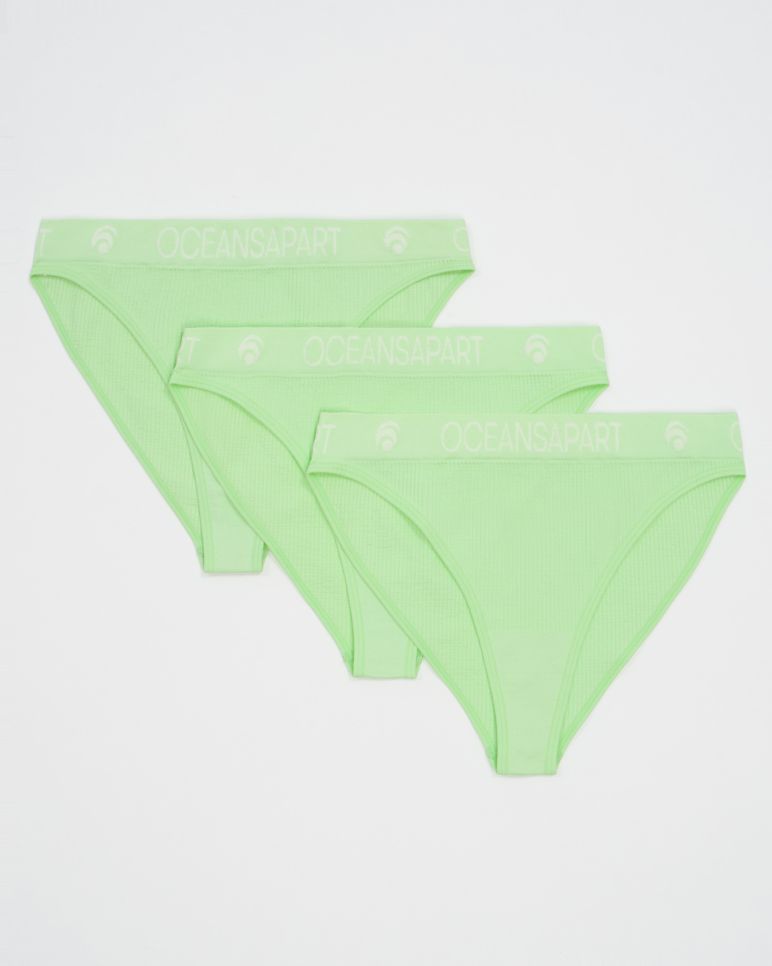 Ariel Seamless Brief Set Deluxe - Cider Green