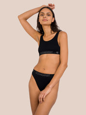 Ariel Thong Set - Black