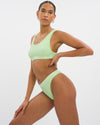 Ariel Thong Set - Cider Green