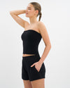 Aurelia Brooke Short Set - Black