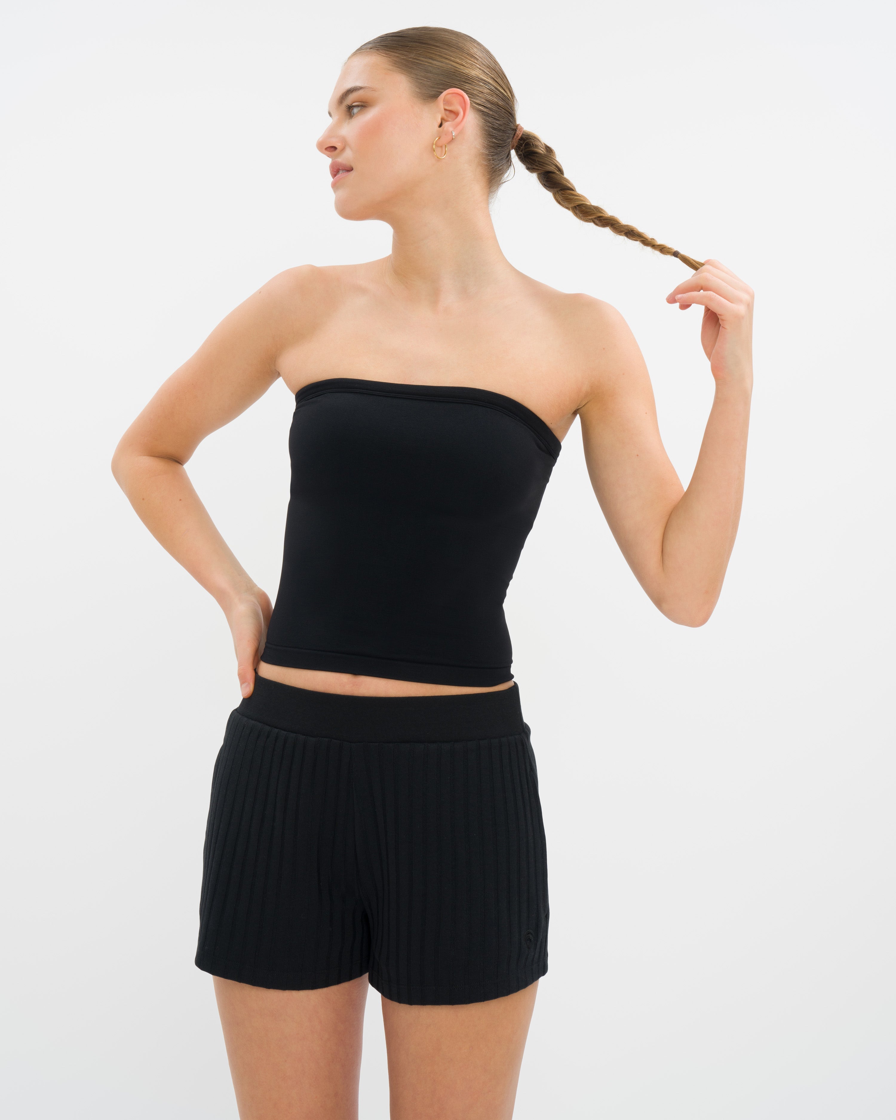 Aurelia Brooke Short Set - Black