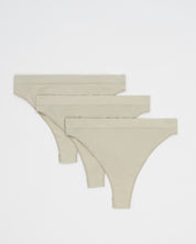 Cloudy Thong Set Deluxe - Dove Grey