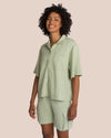 Cruz Oversize Short Set - Sage Green