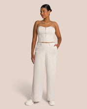 Eden Corset Set Petite - Natural Cream
