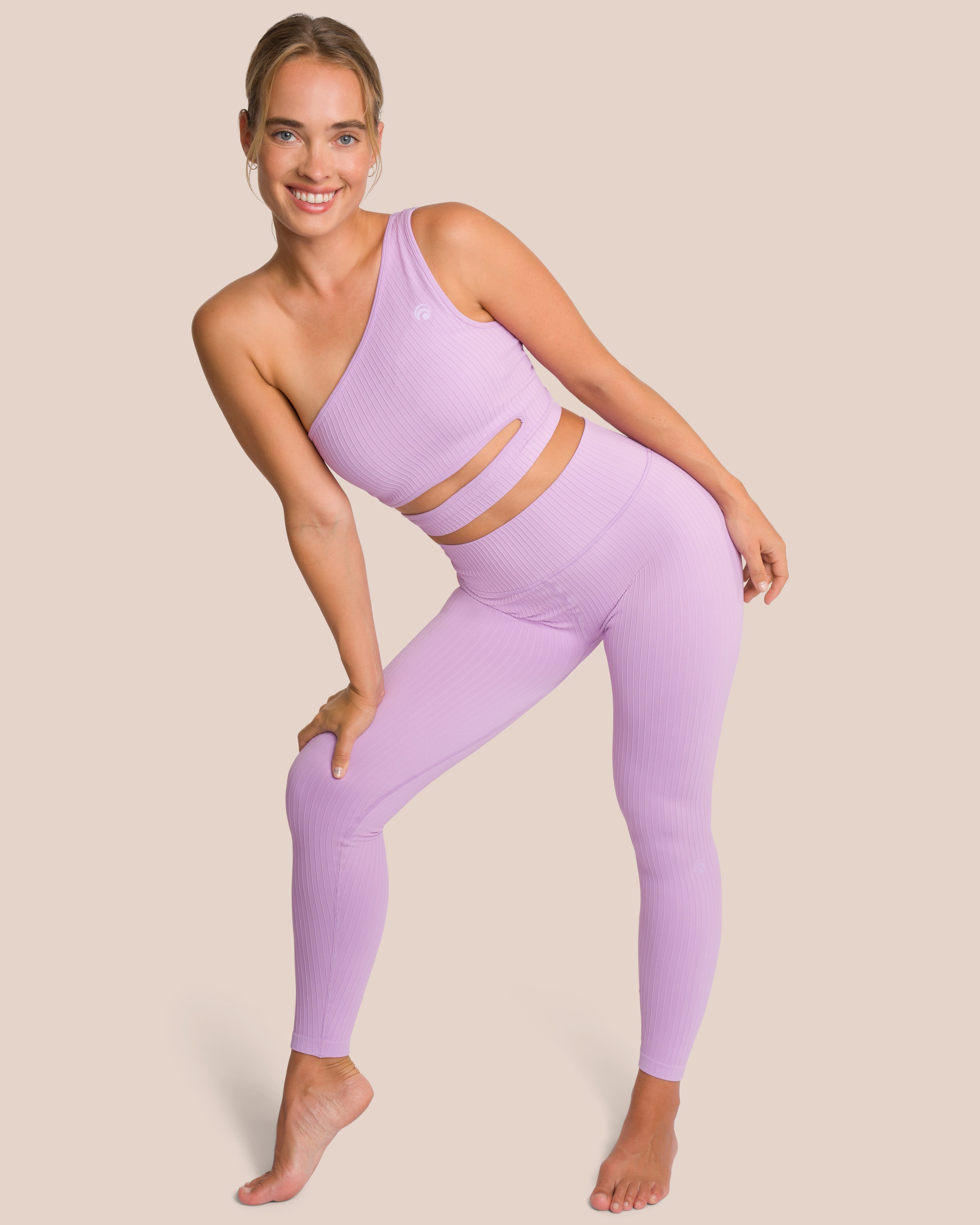 Elodie Asymmetric Set - Misty Lavender