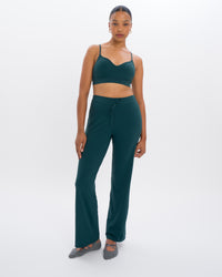 Eve Wideleg Set - Emerald Green - Emerald Green