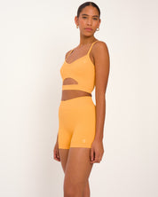 Fleur Short Set - Mandarin Orange