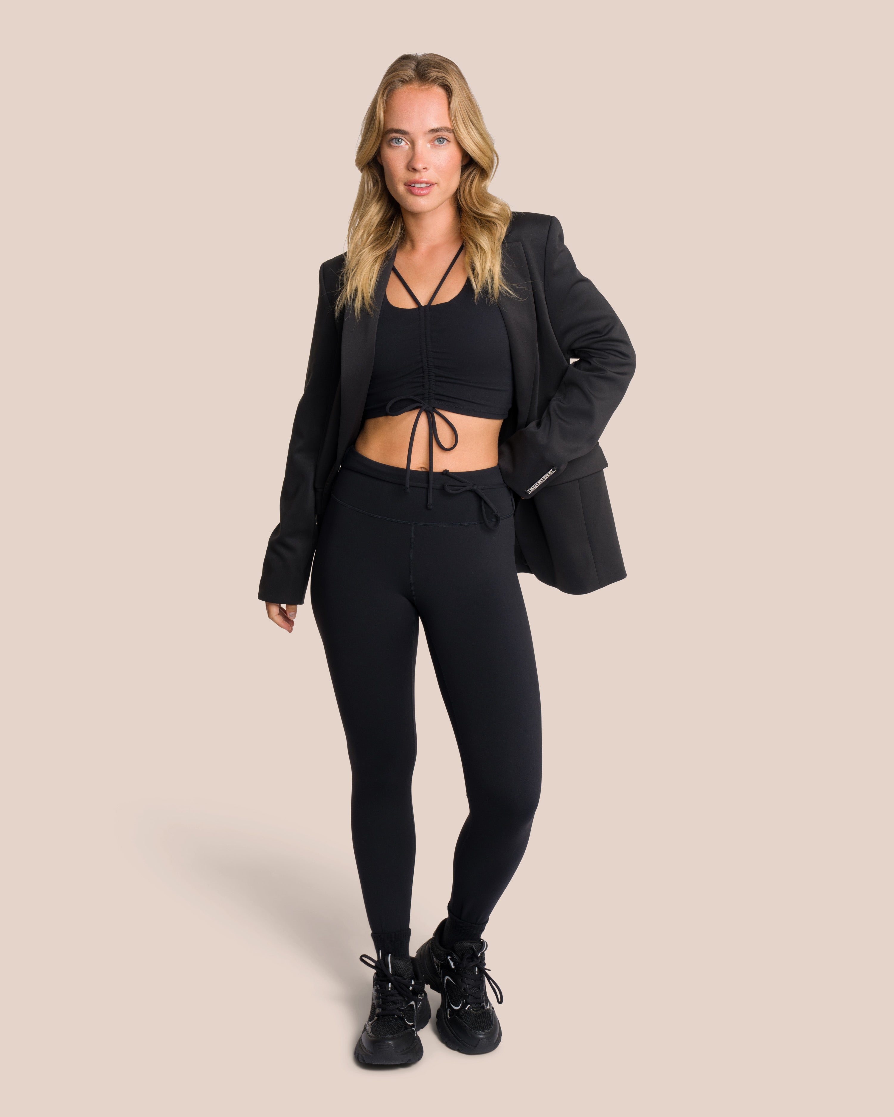 Gianna Blazer Set Deluxe - Black