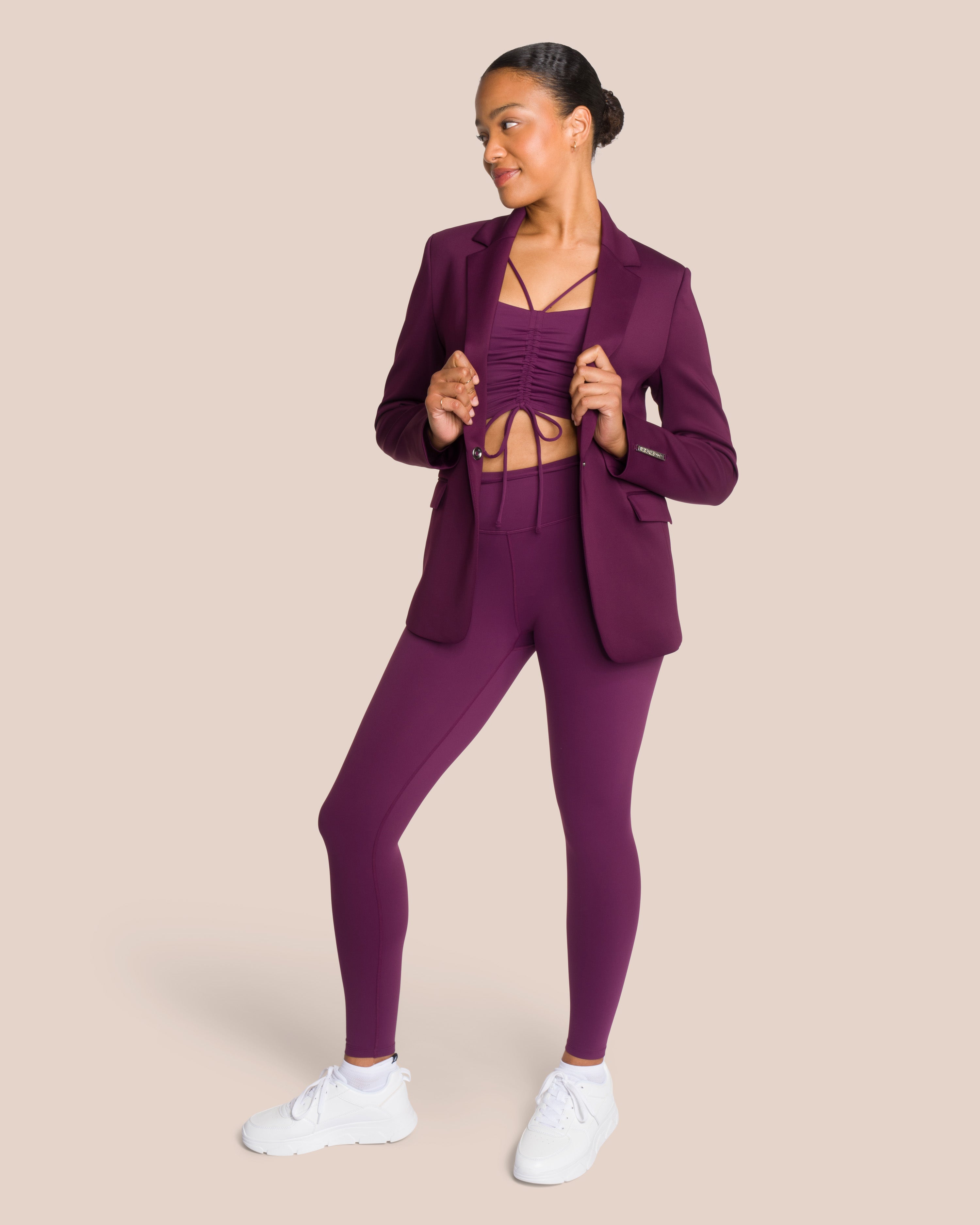 Gianna Blazer Set Deluxe - Shadow Lilac