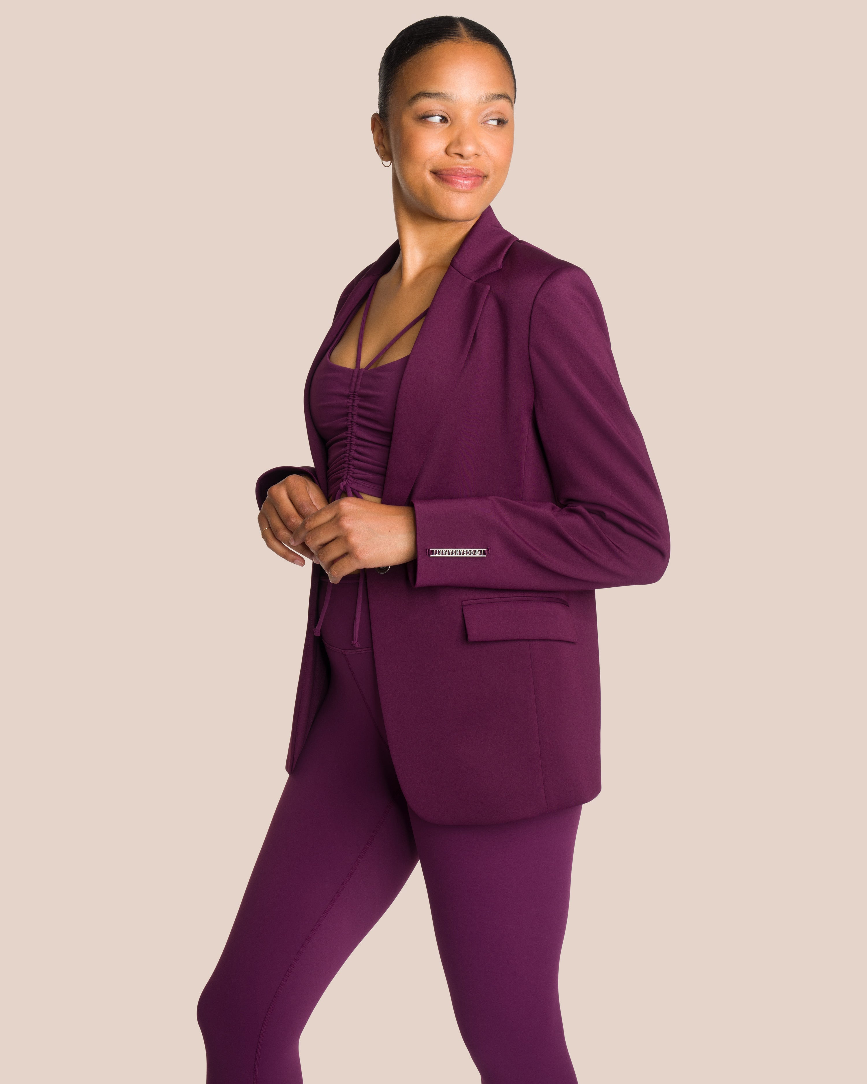 Gianna Blazer Set Deluxe - Shadow Lilac