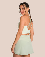 Hope Skirt Set - Sage Green & Soft Sage Green