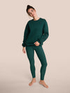 Beverly Cozy Set - Deep Green & Dark Green