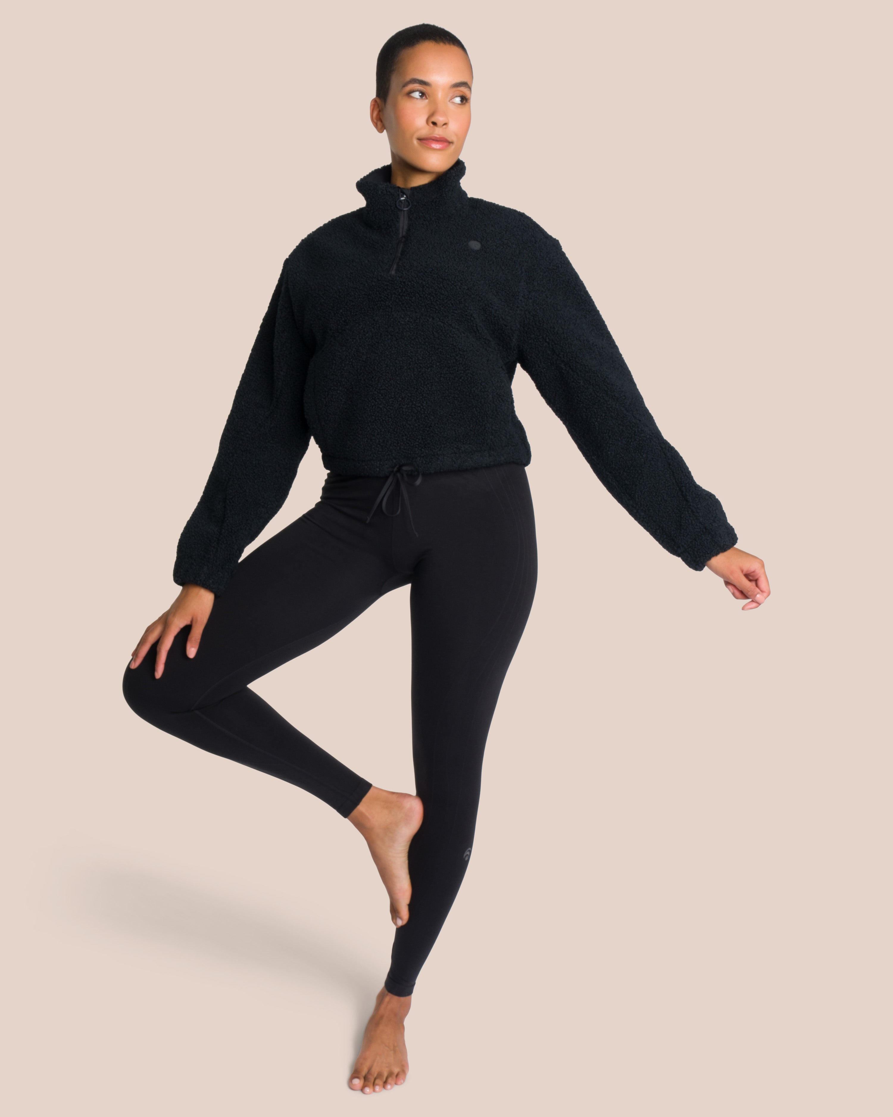 Joelle Fleece Set Deluxe - Black
