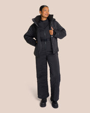 Joelle Puffer Onesie Set - Black