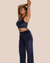 Kelly Wide Leg Set - Moon Blue