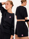 Lola Short Sweat Set Deluxe - Black