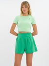 Marina Short Cropped Set - Holly Green & Light Cider Green