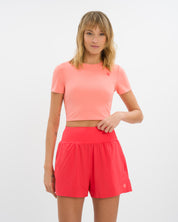 Marina Short Cropped Set - Lillet Red & Light Lillet Red