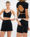 Marina Skirt Set Deluxe - Black