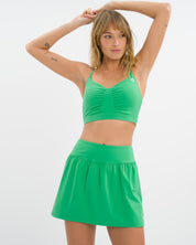 Marina Skirt Set - Holly Green