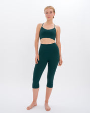 Maya Capri Set - Emerald Green