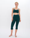 Maya Capri Set - Emerald Green