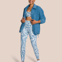 Shania Set Deluxe - Ice Blue Swirl & Teal