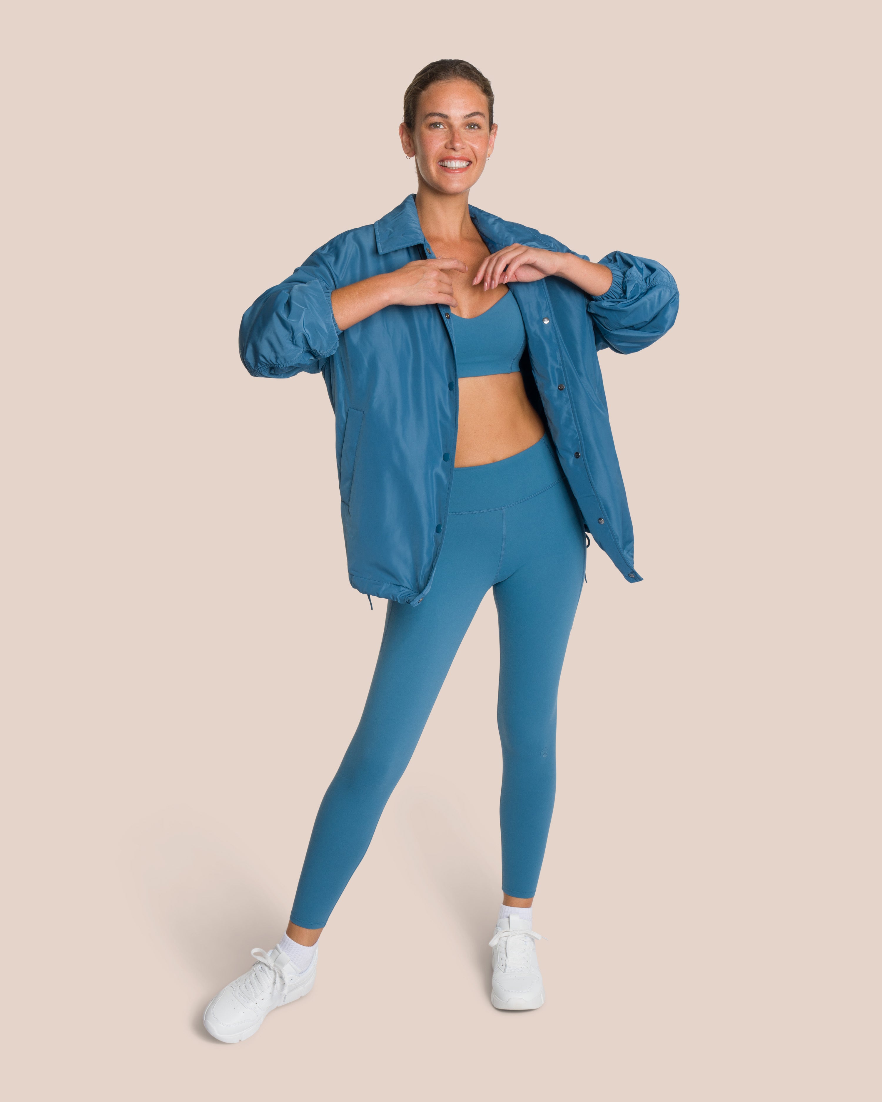 Shania Set Deluxe - Teal - Yoga Set