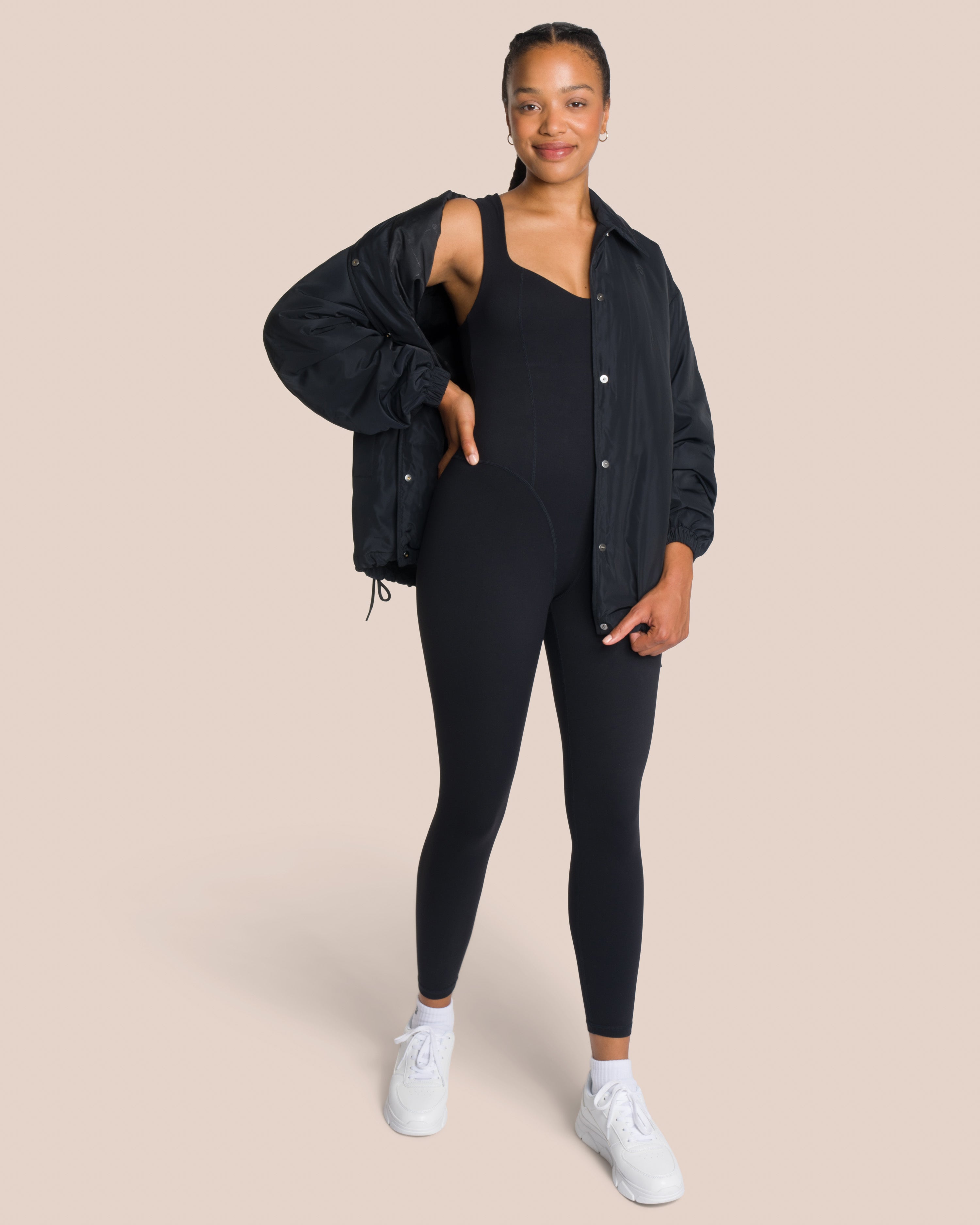 Shania Jumpsuit Set - Black